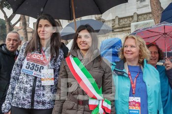2019-04-07 - il Sindaco di Roma Virginia Raggi - XXV MARATONA INTERNAZIONALE DI ROMA - MARATHON - ATHLETICS